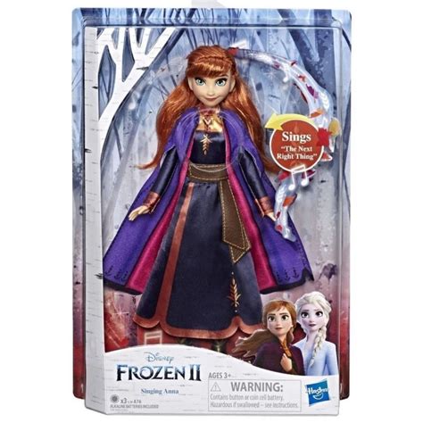 Boneca Disney Frozen Singing Anna Cantora Hasbro