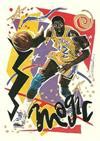 Magic Johnson Basketball Card Los Angeles Lakers Hoops