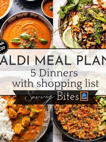 Budget Family Meal Plan 128 - Savvy Bites