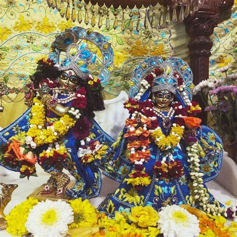 Today S Shringar Darshan Of Sri Sri Radha Madan Mohanji And Srimati Radha Rani At Iskcon Kharghar