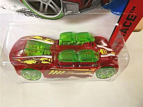 Hot Wheels HW Race X Raycers WHAT Red Green W Green Wheel PR Sp Contemporary