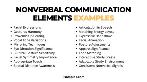 Elements Of Nonverbal Communication 29 Examples Tips