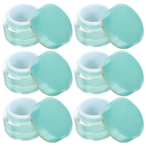 6 Pcs Leere Cremedosen Nachfüllbare Cremebehälter Reisen Sahneflasche