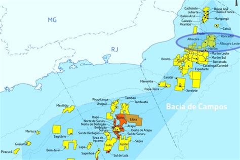 Os Campos De Albacora E Albacora Leste Na Bacia De Campos S O Colocados