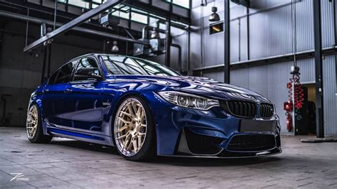 Bmw M3 F80 Blue Z Performance Zpforged 5 Wheel Front