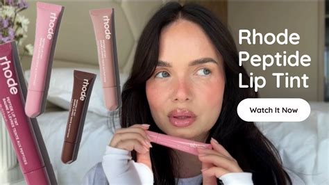 My Honest Review Of Rhode Skin Peptide Lip Tint Youtube