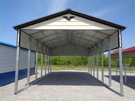 Metal Rv Vertical Roof Eagle Carports