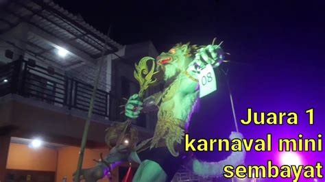 Ini Juaranya Karnaval Sembayat Versi Mini 2023 Ada Sound Miniatur