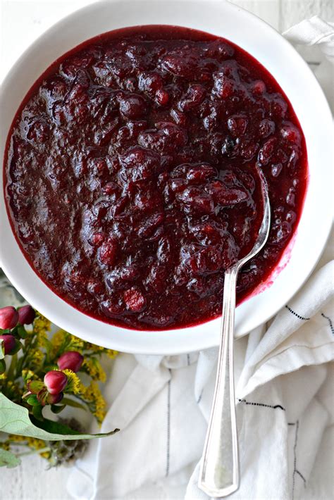 Easy Homemade Cranberry Sauce Simply Scratch