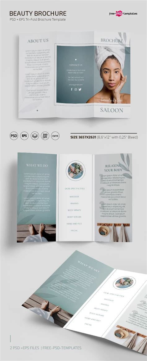 Free Beauty & Spa Brochure – Free PSD Templates