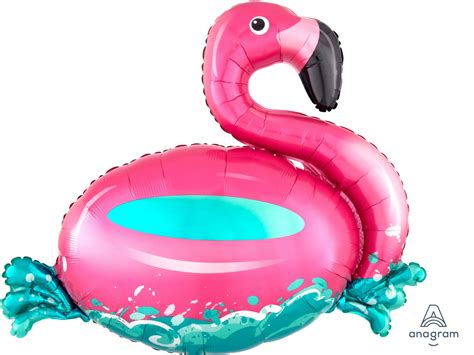 30 Floating Flamingo Foil Balloon