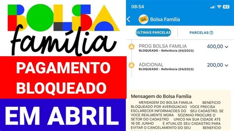 BOLSA FAMÍLIA BLOQUEADO EM ABRIL AVERIGUAÇÃO UNIPESSOAL COMO RECEBER O