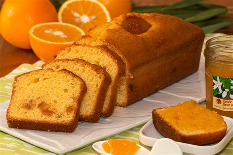 Cake aux oranges confites et à la fleur d oranger