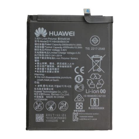 Akku Original Huawei Hb Ecw F R Mate Pro P Pro V Ah