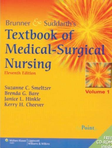 Brunner And Suddarths Textbook Of Medical Surgical Nursing 11e 2 Vols