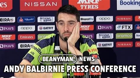 Andy Balbirnie Press Conference As Zimbabwe Beat Ireland At T World