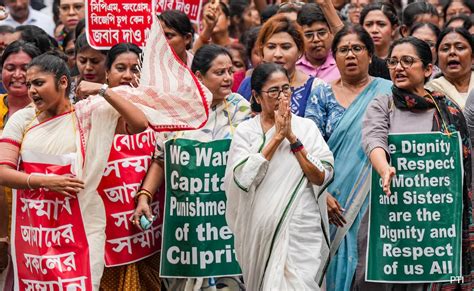 Kolkata RG Kar Hospital Protests: Mamata Banerjee Leads Rally Demanding ...