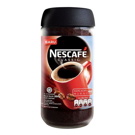 Nescaf Classic Kopi Instan Kopi Hitam G Jar Holamart