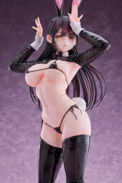 SEXY HENTAI MYRICA Takase Black Bunny Girl 25CM Anime Figur Statue Geschenk EUR 36 90