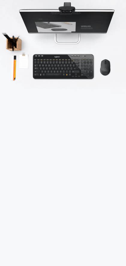 Logitech K360 Compact Wireless Keyboard with Hotkeys