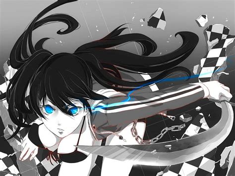 Free Download Black Rock Shooter Black Anime Sword Black Hair