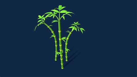 Bamboo Buy Royalty Free 3d Model By Nianarona [d0044b8] Sketchfab Store