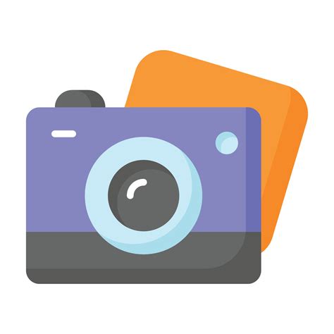 Camera Vector Design In Modern And Trendy Style Photography Device