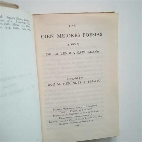 Las Cien Mejores Poes As L Ricas De La Lengua Castellana By Escogidas