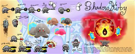 Shadow Kirby's moveset for Smash (even though he'll never pass x'D) : Kirby