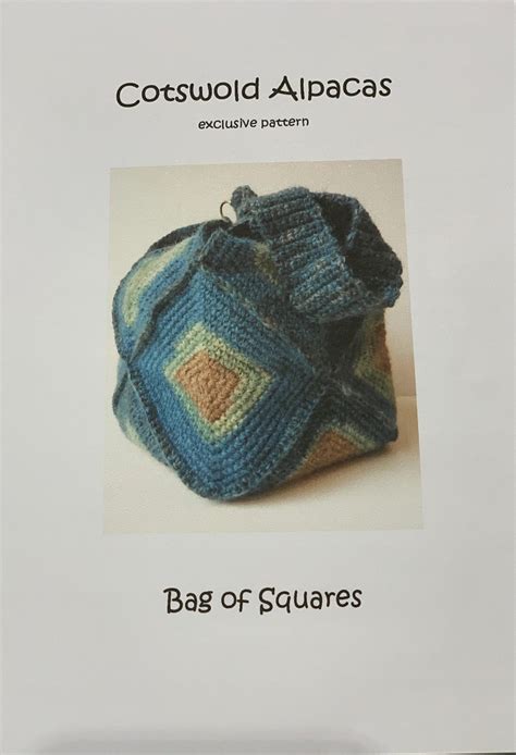 Crochet Kit. Bag of Squares - Cotswold Alpacas