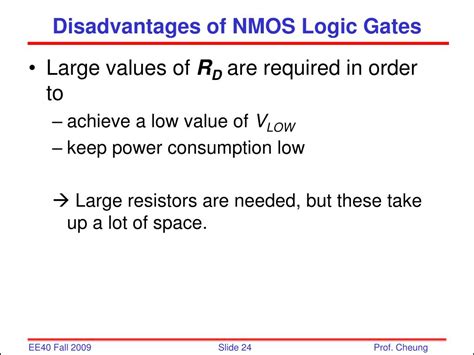 Ppt Ee40 Lec 20 Mos Circuits Powerpoint Presentation Free Download