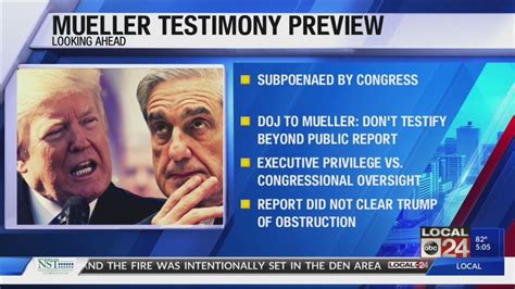 Mueller Testimony Set For Wednesday Youtube