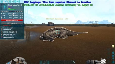 How To Tame A Kaprosuchus In Ark Survival Evolved Gamepur