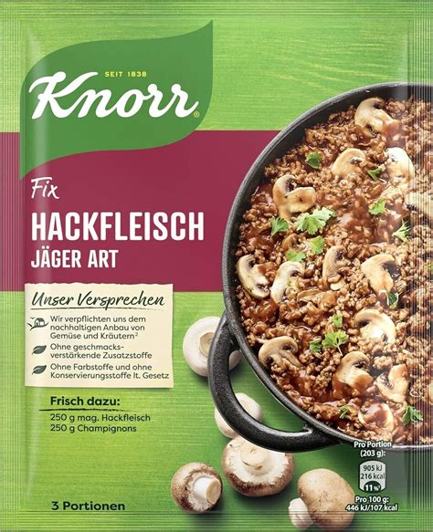 Knorr Fix F R Hackfleisch J Ger Art X G Ebay