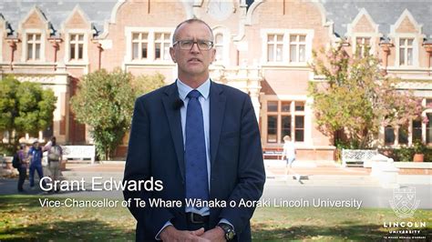 Grant Edwards Vice Chancellor Of Lincoln University Youtube