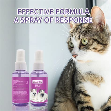 Wangxldd Cat Pheromone Spray Ml Cat Calming Spray Pack Reduces