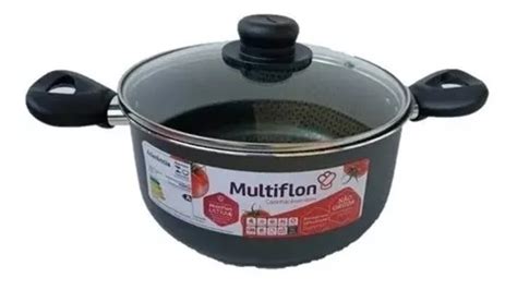 Olla Antiadherente Teflon Cm Con Asas Multiflon Brasil