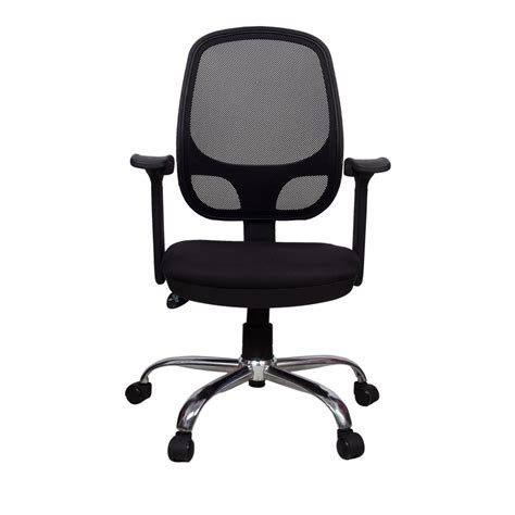 Rajpura Medium Back Revolving Chair With Push Back Mechanism In