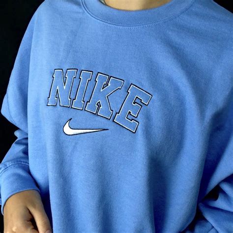 Light Blue Crewneck | Light blue crewneck, Crewneck outfits, Vintage ...