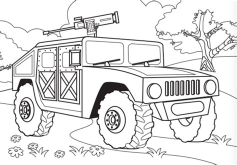 Картинки раскраски военная техника для детей распечатать