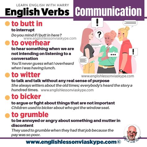 English Lesson Skype On Twitter Learn English Verbs Related To