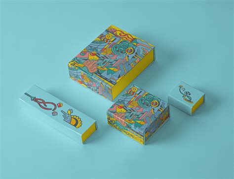 Illustrated Packaging Design On Behance