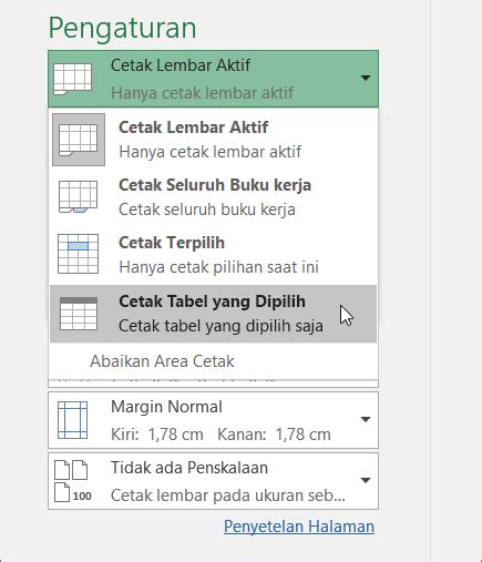 Mencetak Lembar Kerja Atau Buku Kerja Dukungan Microsoft