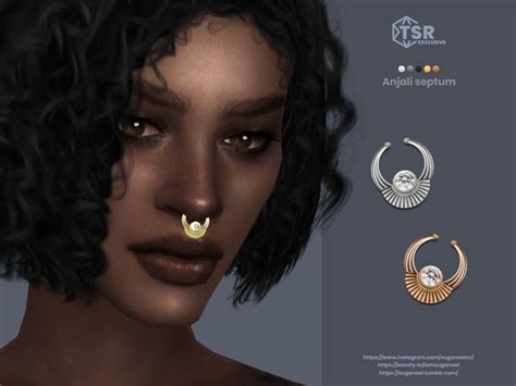 Sugar Owl S Anjali Septum Sims 4 Piercings Septum Female Piercings