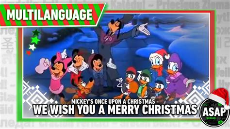 Mickeys Once Upon A Christmas We Wish You A Merry Christmas