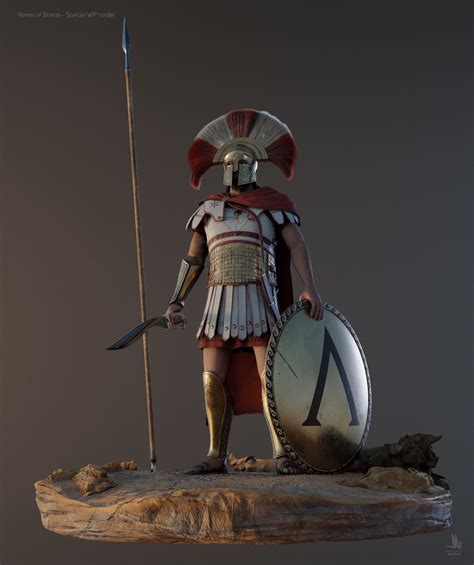 Spartan Model Work In Progress — Heroes Of Bronze