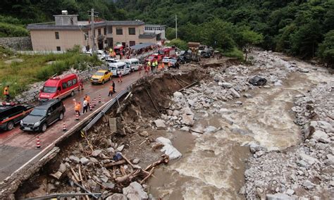 La Chine émet une alerte jaune pour les catastrophes géologiques