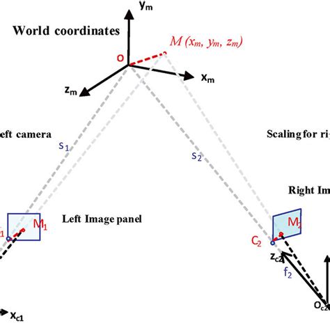 Principle Diagram Of Binocular Stereo Imaging System Download