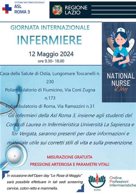 Giornata Internazionale Infermiere Asl Roma E Studenti La Sapienza E