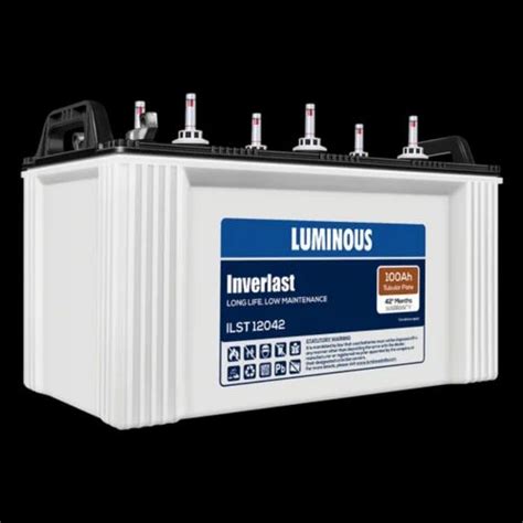 Luminous Inverlast ILST12042 Tubular Plate Battery 100 Ah At Rs 12810